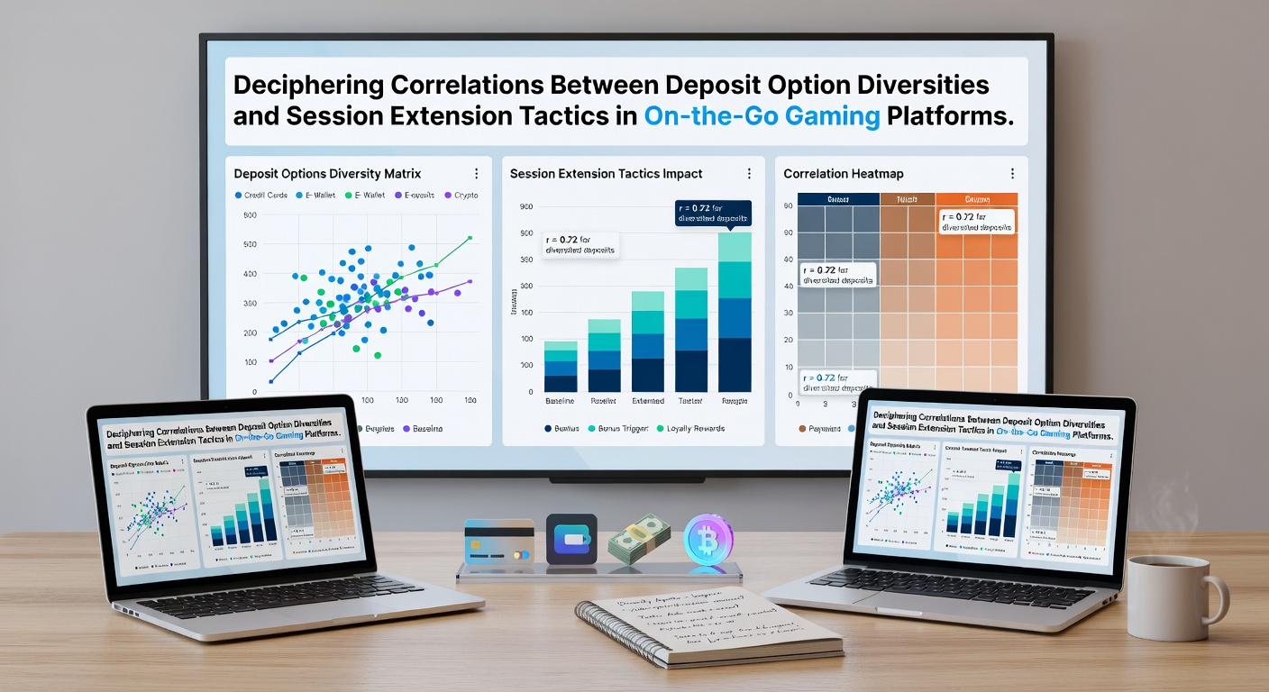 Analytics dashboard illustrating session length correlations with payment diversity in mobile slots