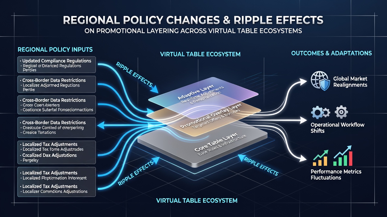 Diagram illustrating changes in promotional structures for online table games